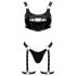 Black Level - conjunto de ropa de laca (negro)