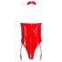 Body abierto con cuello rojo - XXL