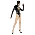 Cuerpo Batwoman negro de terciopelo - XL