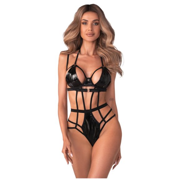 Obsessive Keira - body con tirantes (negro)