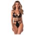 Obsessive Keira - body con tirantes (negro)