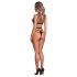 Obsessive Keira - body con tirantes (negro)