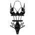 Obsessive Keira - body con tirantes (negro)
