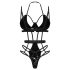 Obsessive Keira - body con tirantes (negro)