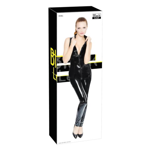 Black Level - mono brillante con cremallera (negro) - L