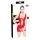 Black Level - minivestido de laca con cordones (rojo) - L