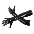 Black Level - guantes de laca brillantes (negro) - L