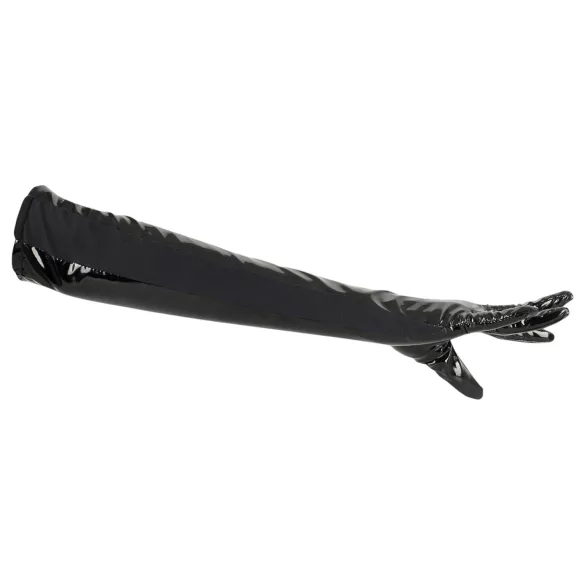 Black Level - guantes brillantes - laca - negro - L