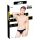 Black Level - tanga clásico de laca para hombre (negro) - M