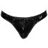 Black Level - tanga clásico de laca para hombre (negro) - M