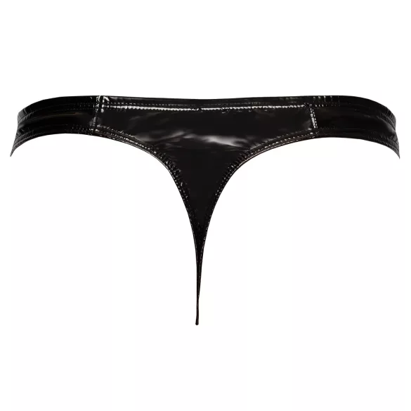 Black Level - tanga hombre clásico vinilo negro - L