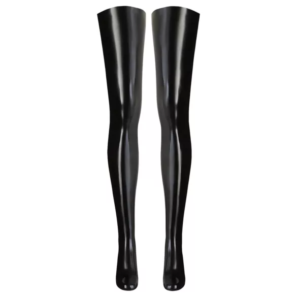 Medias de mujer de látex (negras) - L/XL