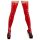 LATEX - medias rojas para mujer - S/M
