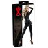 LATEX - mono negro de manga larga para mujer - L
