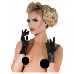 LATEX - guantes cortos unisex - negro - L