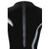 Body para mujer de manga larga de látex (negro) - M