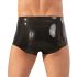 LATEX - bóxer + funda para el pene (negro) - L/XL