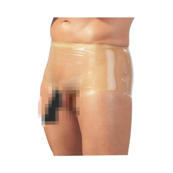 LATEX - bóxer con funda para pene - látex natural - L/XL