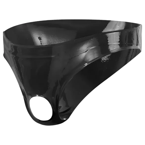 LATEX - calzoncillo masculino - látex negro - talla S-L