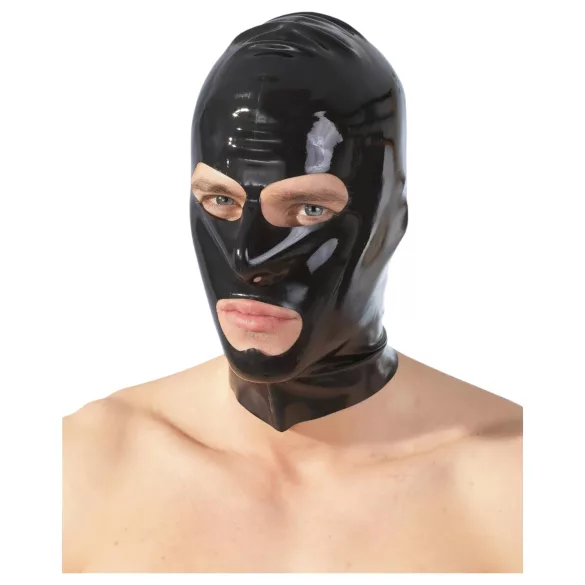 LATEX - máscara de succión - látex - negro