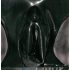 LÁTEX - bragas femeninas con preservativo (negro) - L