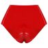 LATEX - braga con dildo realista (rojo)