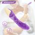 Vibrador realista recargable e impermeable (lila)