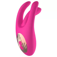   Mrow - vibrador estimulador de clítoris recargable 3 ramas silicona rosa