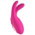 Mrow - vibrador recargable, estimulador de clítoris de 3 puntas (rosa)