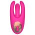 Mrow - vibrador recargable, estimulador de clítoris de 3 puntas (rosa)