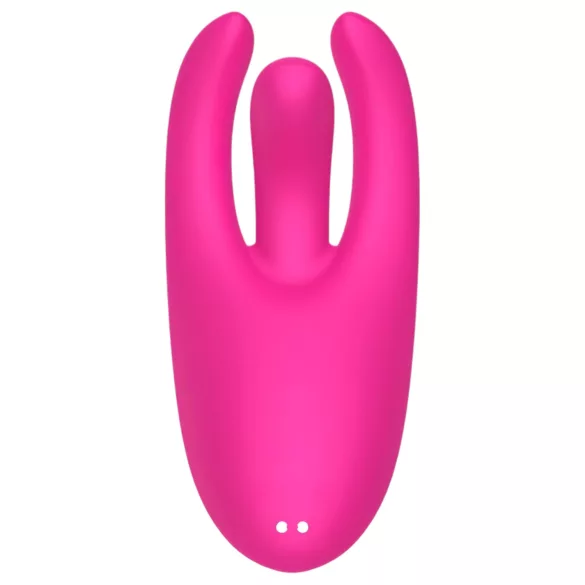 Mrow - vibrador estimulador de clítoris recargable 3 ramas silicona rosa