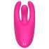 Mrow - vibrador recargable, estimulador de clítoris de 3 puntas (rosa)