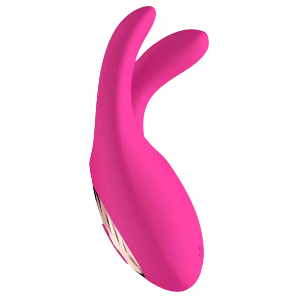 Mrow - vibrador estimulador de clítoris recargable 3 ramas silicona rosa