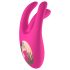 Mrow - vibrador recargable, estimulador de clítoris de 3 puntas (rosa)