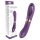 Funny Me Dual - Vibrador 2 en 1 con Lengua Recargable (Morado)