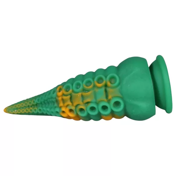 OgazR Octopuss - dildo tentáculos - 21 cm - silicona verde amarillo