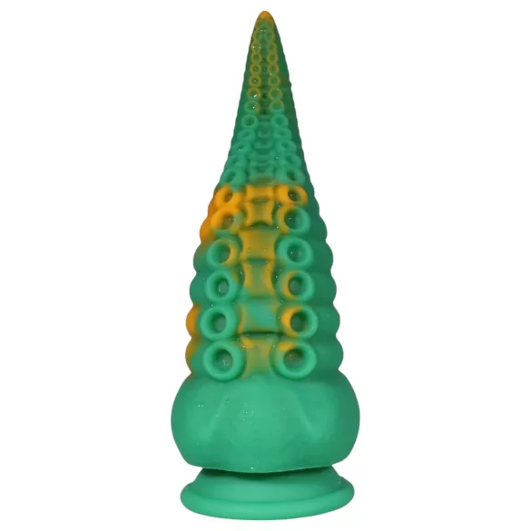 OgazR Octopuss - dildo tentáculos - 21 cm - silicona verde amarillo