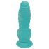 OgazR Sea Serpent - dildo acanalado - 17 cm (azul-blanco)