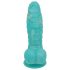 OgazR Sea Serpent - dildo acanalado - 17 cm (azul-blanco)