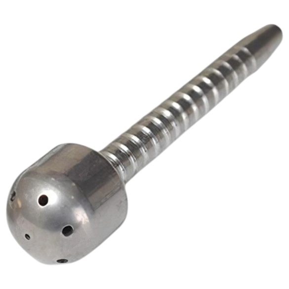 ShowerPlug - dilatador perforado para hombres - 6,5cm (plateado)