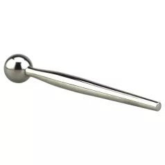 FukR - dilatador uretral con bolas - metal 8cm - plateado