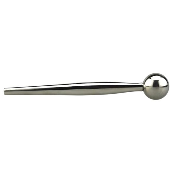 FukR - dilatador uretral con bolas - metal 8cm - plateado