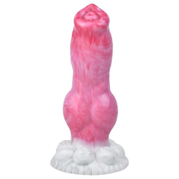 Animalorny Buldog - dildo pene de perro - 17cm (rosa)