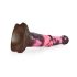 Bad Horse - dildo de pene de caballo de silicona - 24 cm (marrón-rosa)