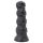 Dildo calavera negra - 22 cm