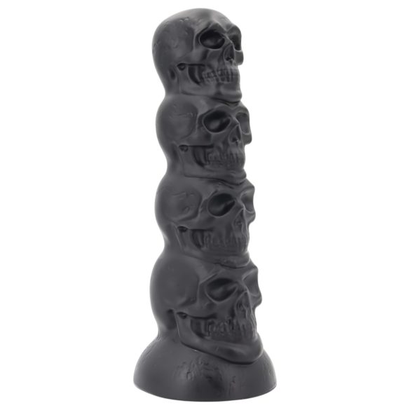 Dildo calavera negra - 22 cm
