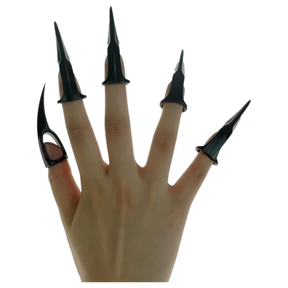 Kink Gear - garras para dedos - fetiche - metal negro