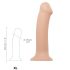 Strap-on-me XL - Doble Capa Realista - Dildo Extra Grande (Natural)