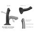 Strap-on-me Dual S - Doble Capa Dildo (Negro)