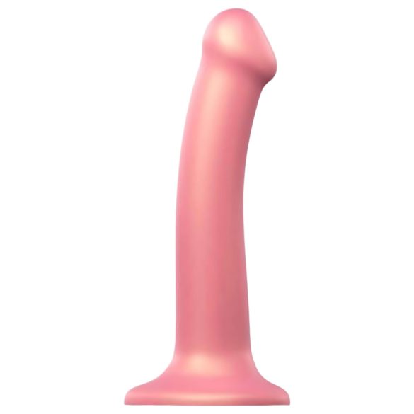 Strap-on-me Brillo Metálico M - dildo amigable con la piel (rosa metálico)